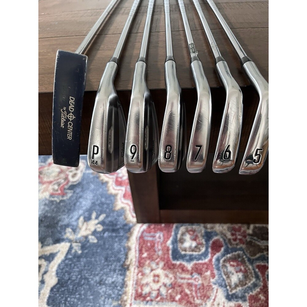 Titleist T-Series Combo Iron Set 5-PW (T200 / T100S) + Dead Center Putter Righty